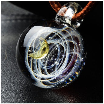 Cosmic Nebula Pendant Necklace